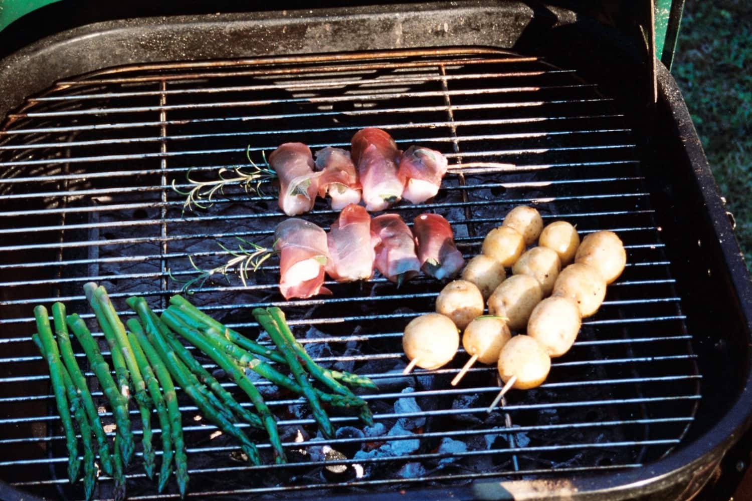 Monkfish Sultimbocca on the BBQ