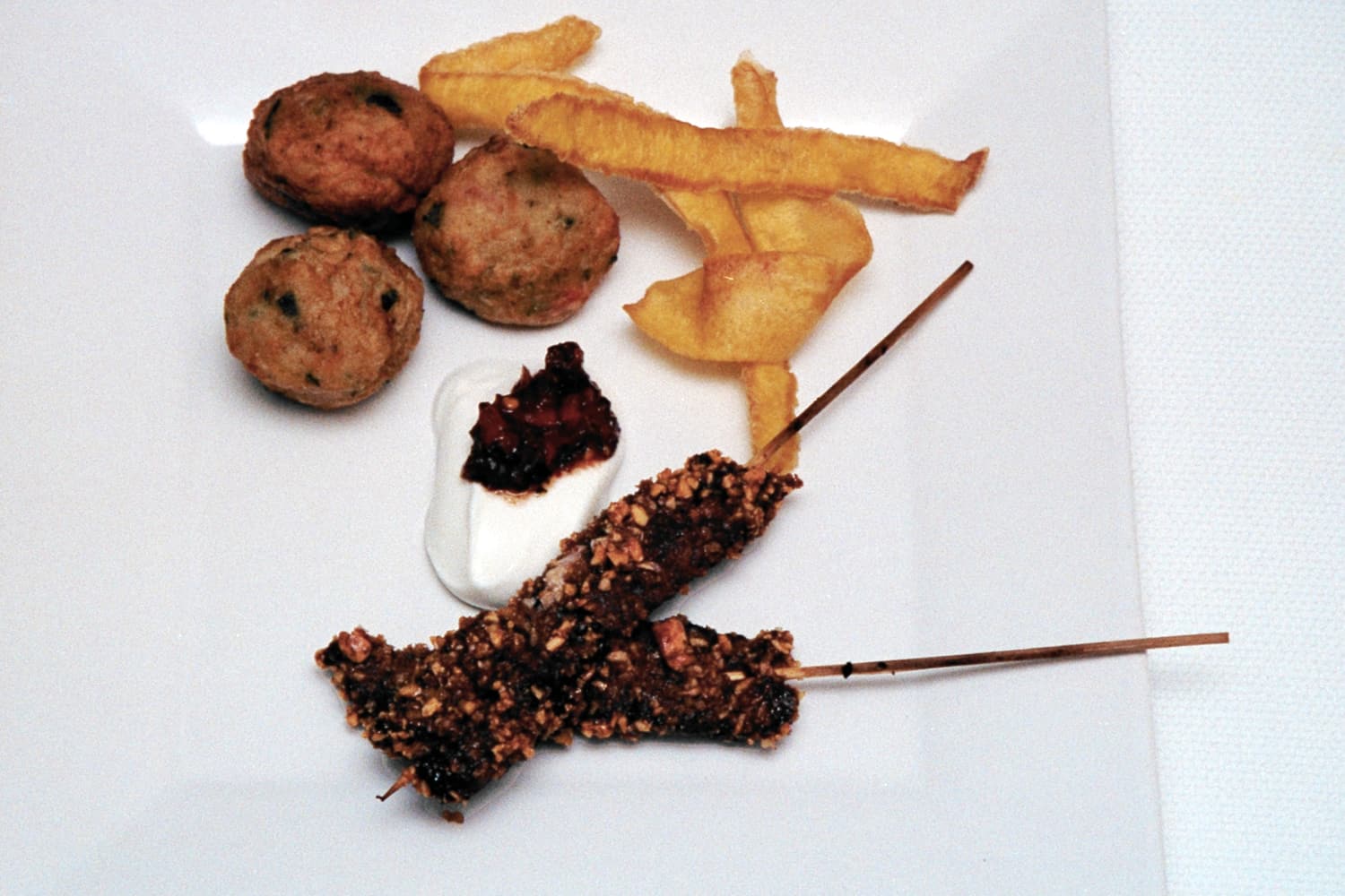 Spicy Peanut Ostrich Kebabs