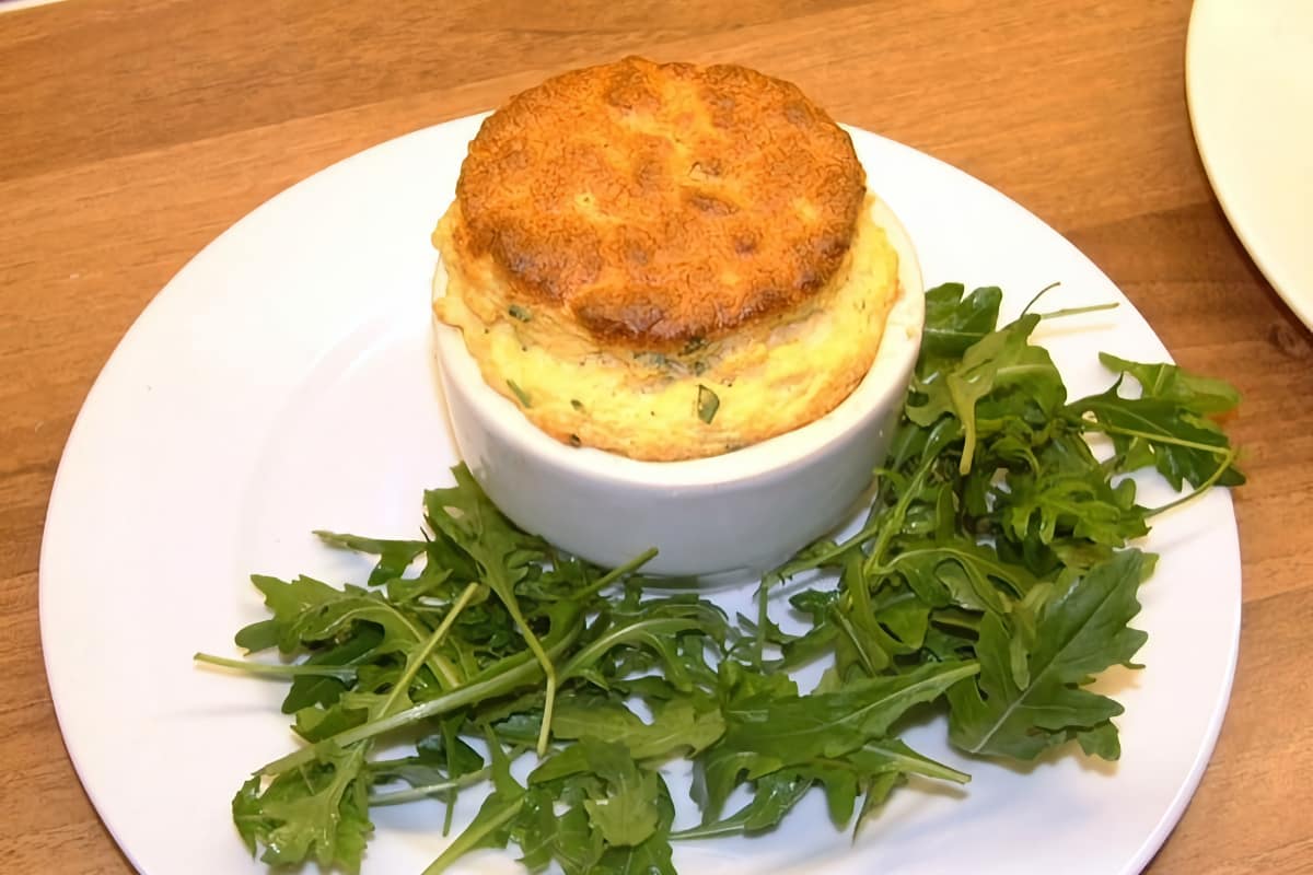 Goats Cheese Soufflé