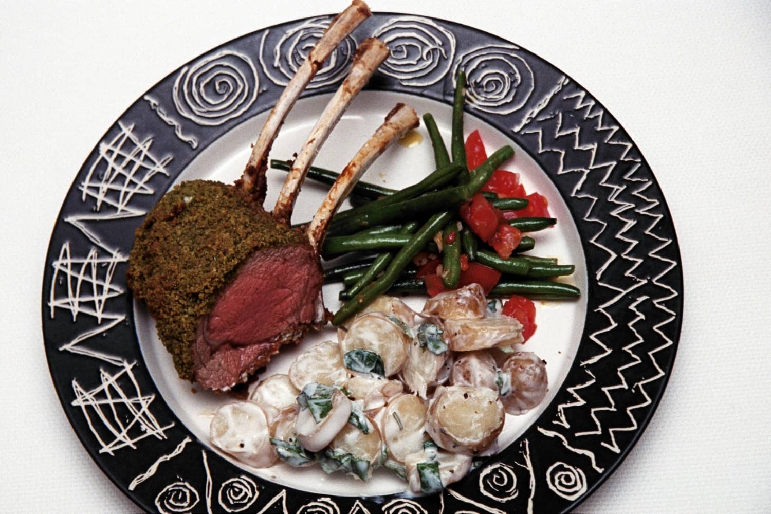 Pistachio and Corrainder Crusted Lamb 