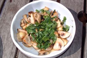 Mushrooms with Parsley and Garlic