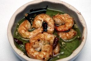 Prawns with Garlic and Chilli