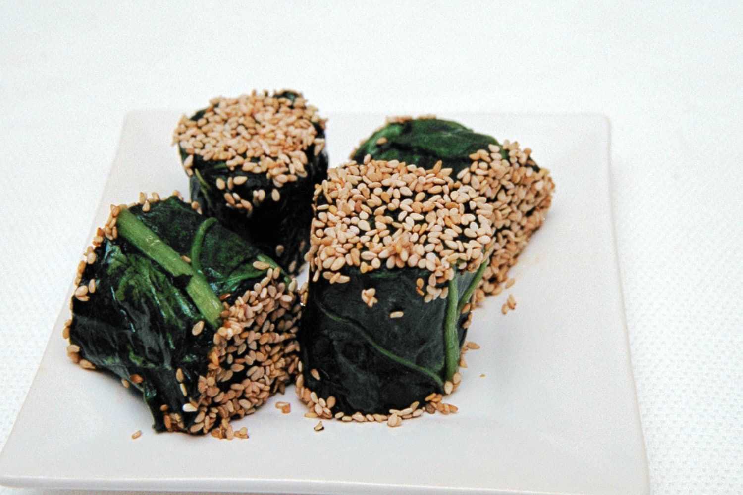 Japanese Spinach Rolls