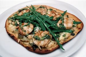 Scallop and Sweet Potato Pizza