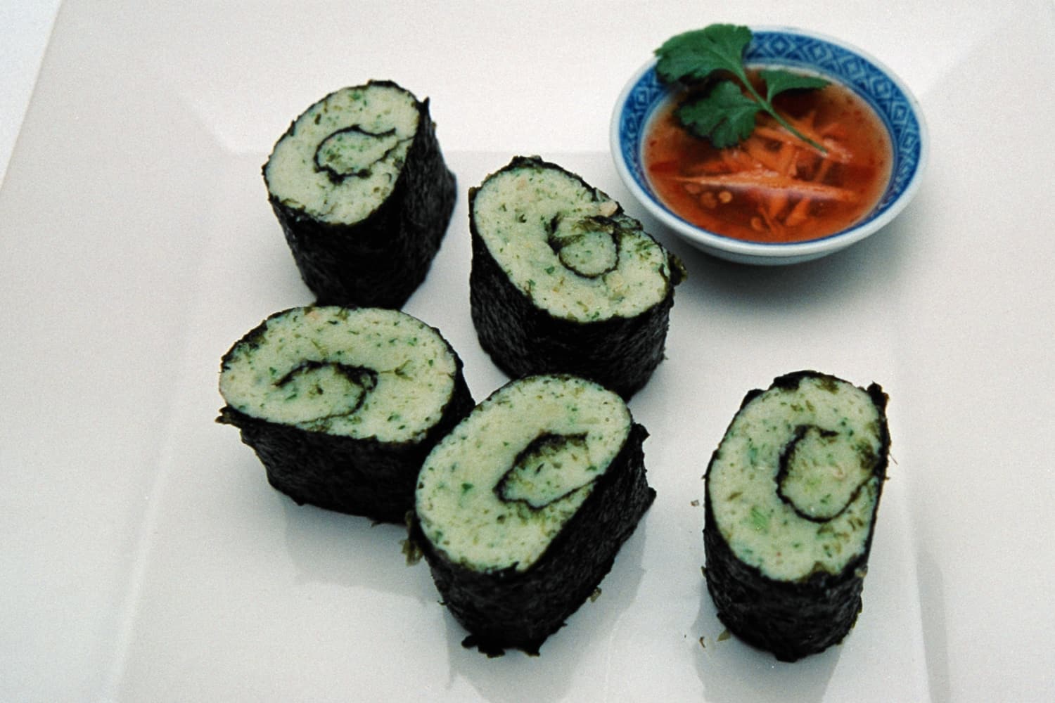 Steamed Seafood Nori Rolls