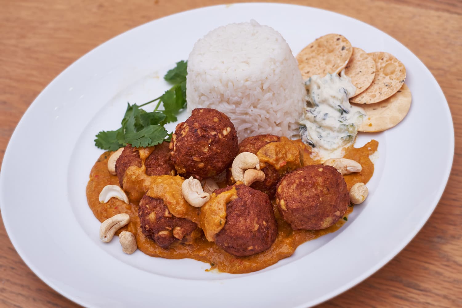 Cauliflower and Chickpea Koftas