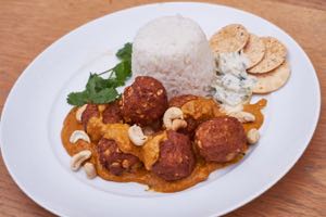 Cauliflower and Chickpea Koftas