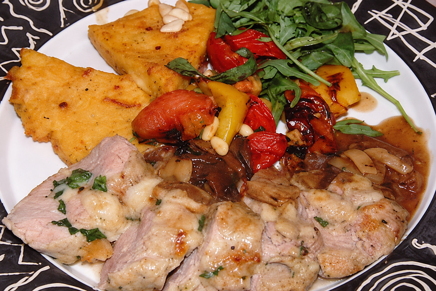 Smoked Pork with Mozzarella