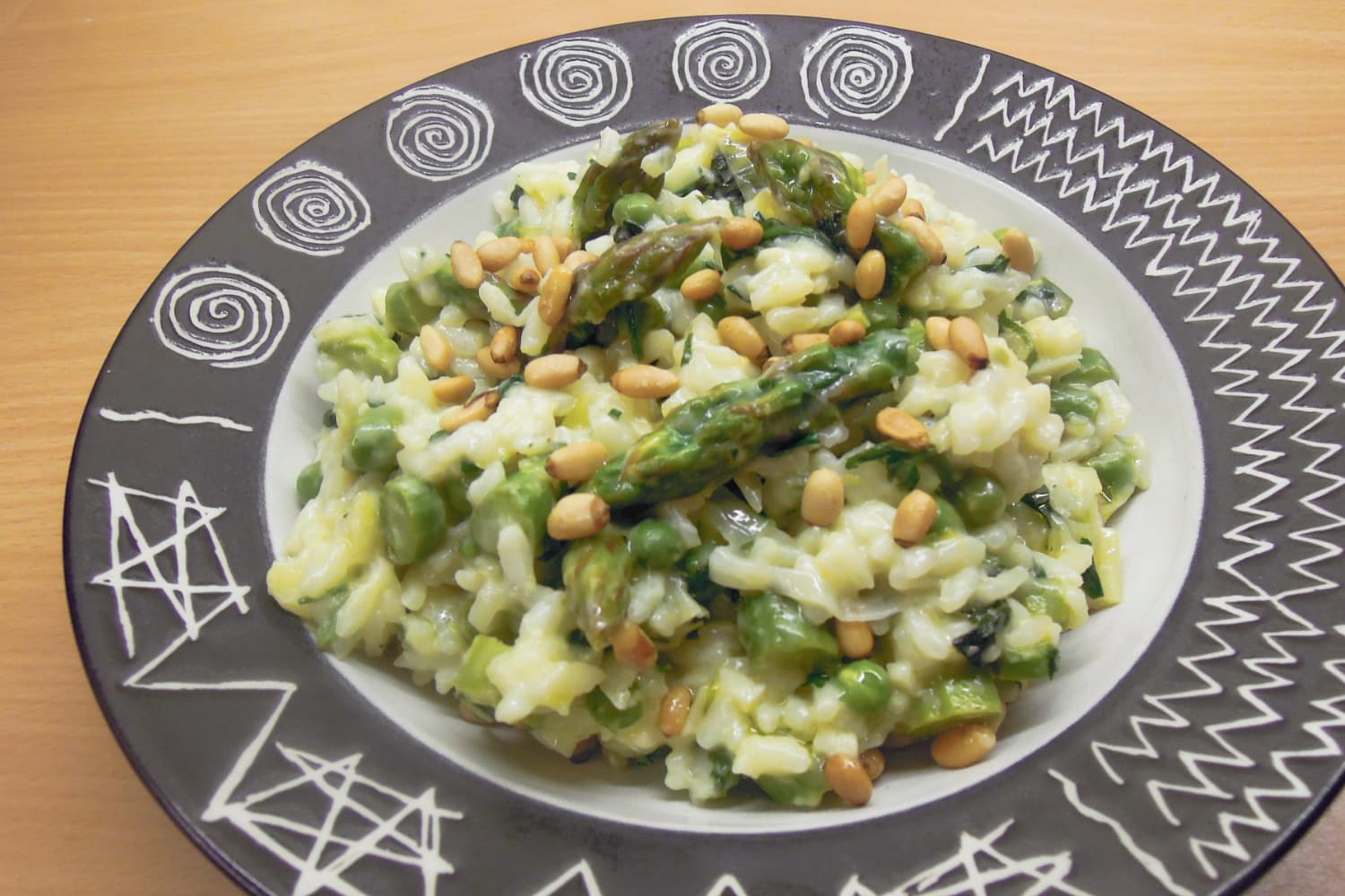 Asparagus risotto