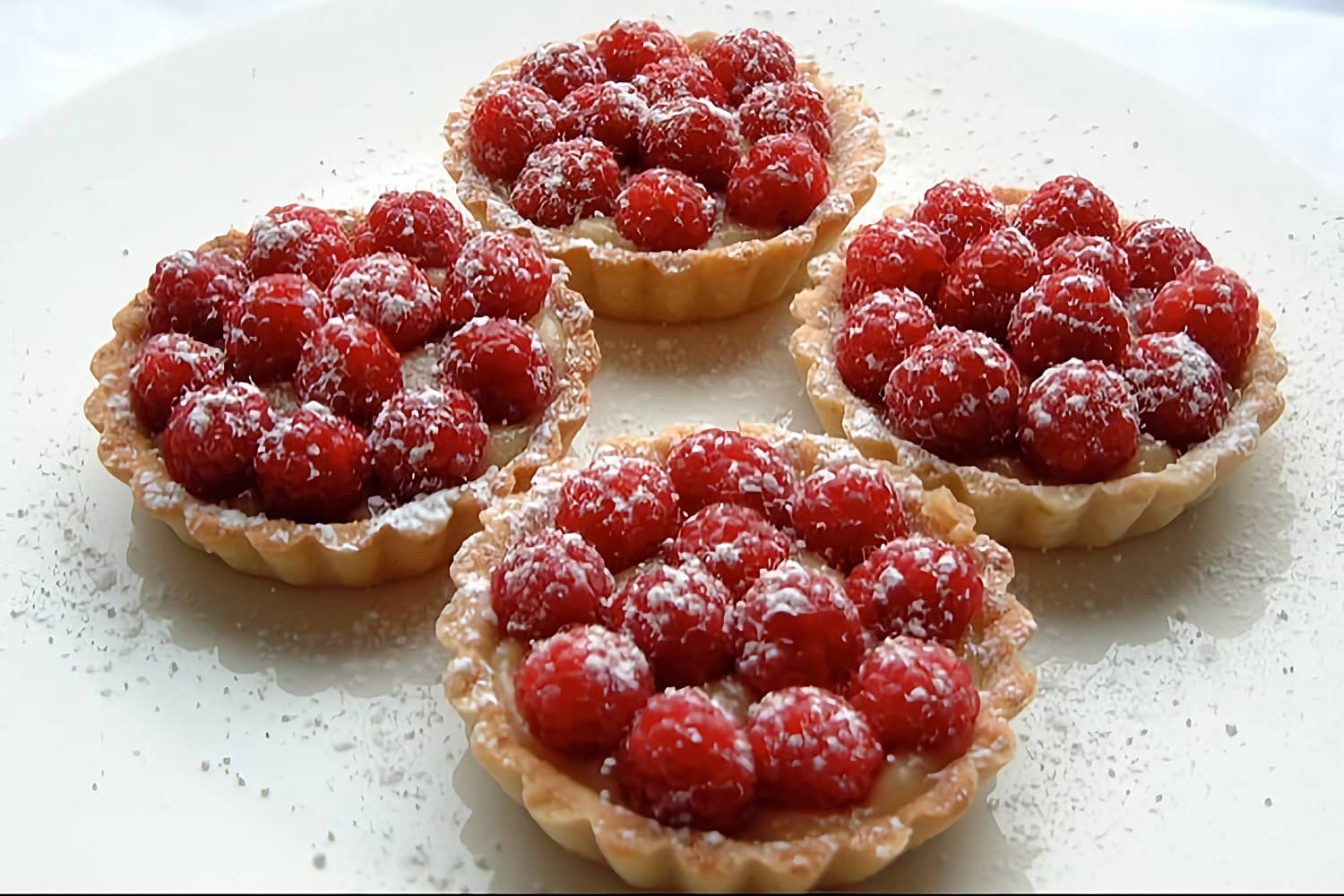 Raspberry and Lemon Curd Tartlets