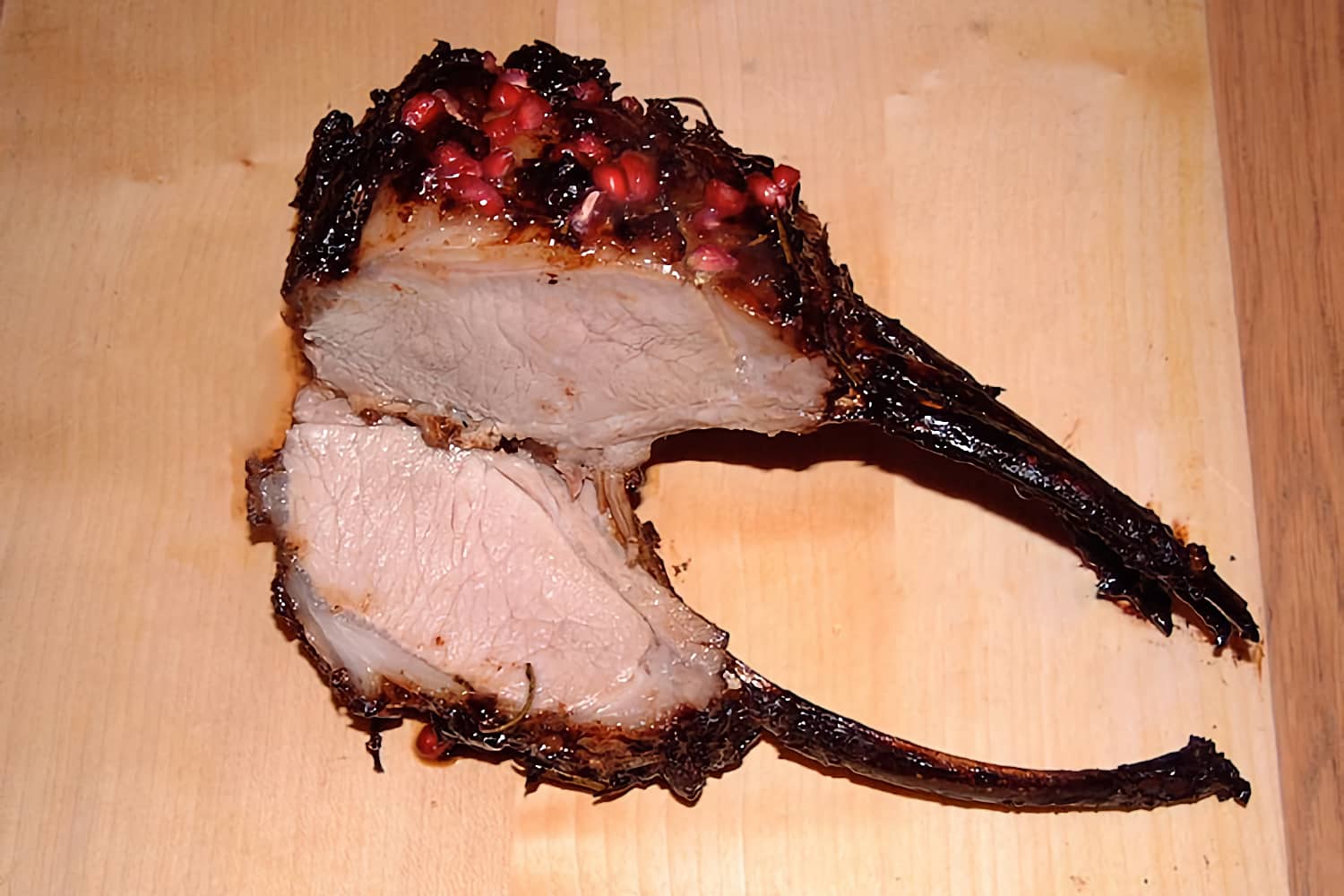 Rosemary and Pomegranate Roast Rack of Pork