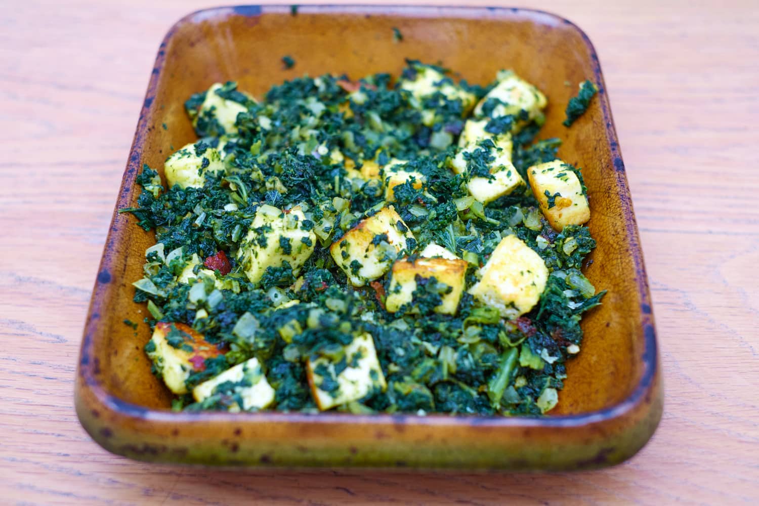 Homemade Kale Paneer, far better than anything bought